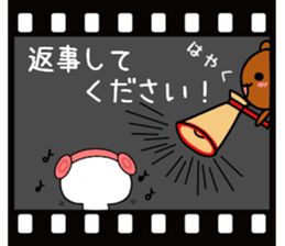 Bear's love story sticker #10028529