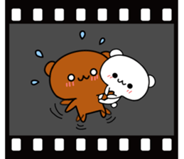 Bear's love story sticker #10028535