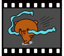 Bear's love story sticker #10028537