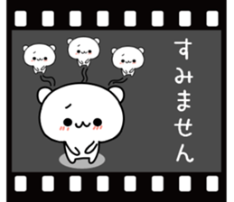 Bear's love story sticker #10028539