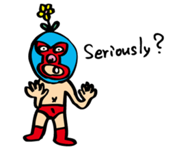 lucha libre soft geek "Pancho" 2nd sticker #10028717