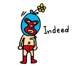 lucha libre soft geek "Pancho" 2nd sticker #10028719