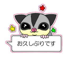 A balloon of sugar glider(Honorific ver) sticker #10029009
