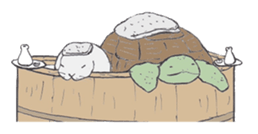 Realistic Hare and Tortoise sticker #10029024