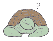 Realistic Hare and Tortoise sticker #10029030