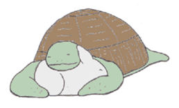 Realistic Hare and Tortoise sticker #10029052