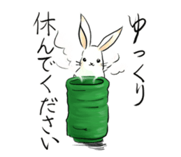 light-colored rabbit sticker #10029388