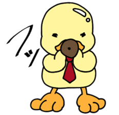 Lovely yellow children4 sticker #10029511