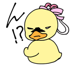 Lovely yellow children4 sticker #10029518