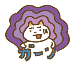 CAT STAMP 4 sticker #10029746