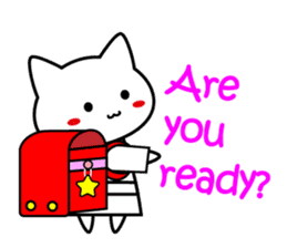 Martial arts uniformed CAT(English ver.) sticker #10029789