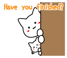 Martial arts uniformed CAT(English ver.) sticker #10029790