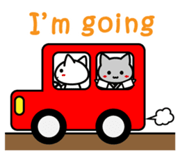 Martial arts uniformed CAT(English ver.) sticker #10029795