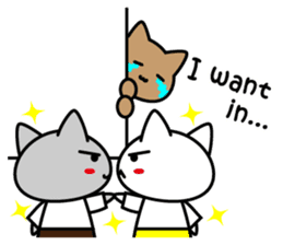 Martial arts uniformed CAT(English ver.) sticker #10029809