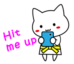 Martial arts uniformed CAT(English ver.) sticker #10029811