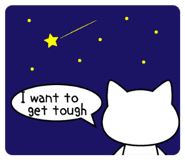 Martial arts uniformed CAT(English ver.) sticker #10029821