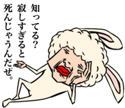 Rabbit? and turtle? sticker #10029928