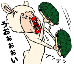 Rabbit? and turtle? sticker #10029934