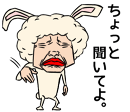 Rabbit? and turtle? sticker #10029937