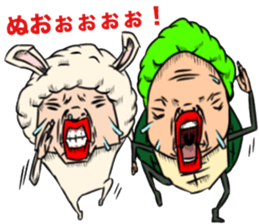 Rabbit? and turtle? sticker #10029948