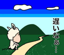 Rabbit? and turtle? sticker #10029950