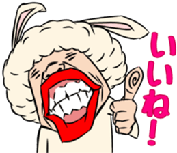 Rabbit? and turtle? sticker #10029960