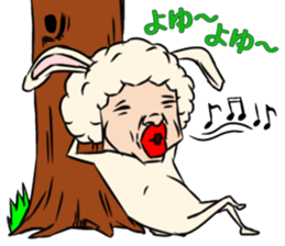 Rabbit? and turtle? sticker #10029965