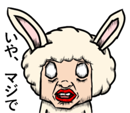 Rabbit? and turtle? sticker #10029967