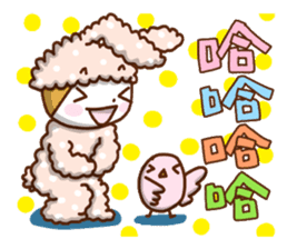 Cute rabbit of Chinese. sticker #10031094