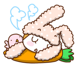 Cute rabbit of Chinese. sticker #10031116