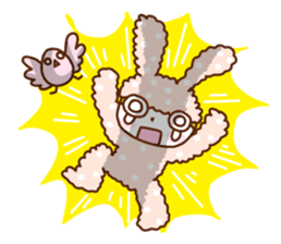 Cute rabbit of Chinese. sticker #10031125