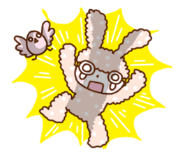 Cute rabbit of Chinese. sticker #10031125