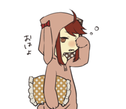 kigurumi girl! sticker #10031491