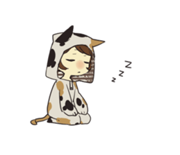 kigurumi girl! sticker #10031504