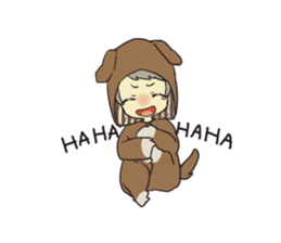 kigurumi girl! sticker #10031511