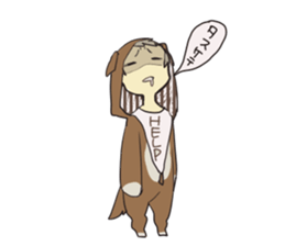 kigurumi girl! sticker #10031514