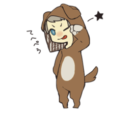 kigurumi girl! sticker #10031519