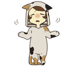 kigurumi girl! sticker #10031520