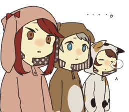 kigurumi girl! sticker #10031521