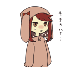 kigurumi girl! sticker #10031526