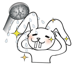 reggae's  red eye rabbit sticker #10031796