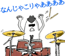 JAZZ MAN again sticker #10031855