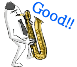 JAZZ MAN again sticker #10031860