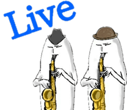 JAZZ MAN again sticker #10031876