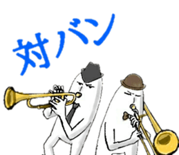 JAZZ MAN again sticker #10031877