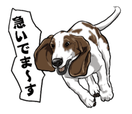 Basset hound 6 sticker #10032492