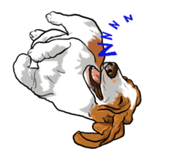Basset hound 6 sticker #10032503
