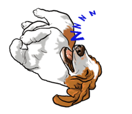 Basset hound 6 sticker #10032503