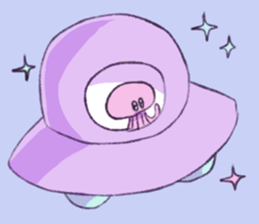 Martians Lumiere and his friends sticker #10033022