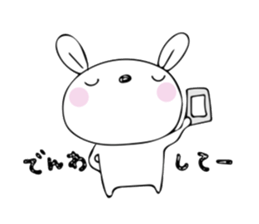 rabbit Chibi-chibi2 sticker #10033231